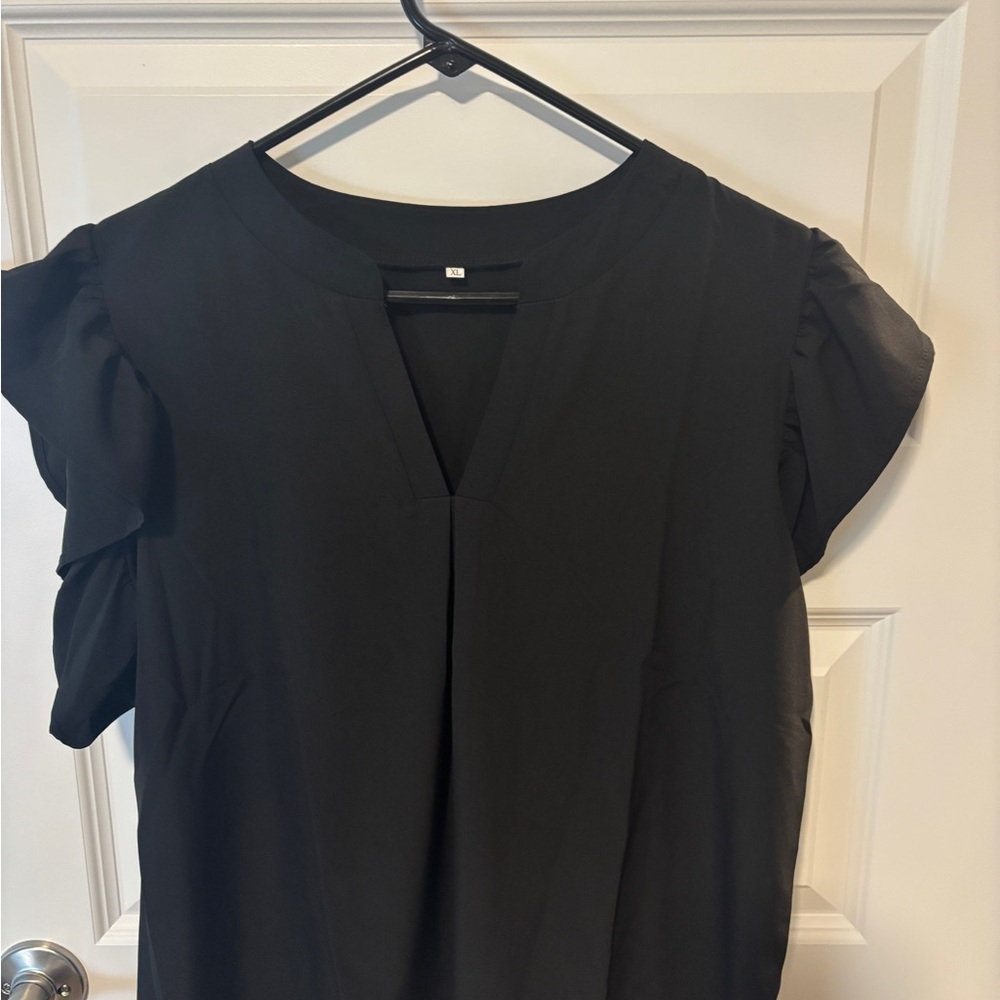 Elegant Black Women's Top